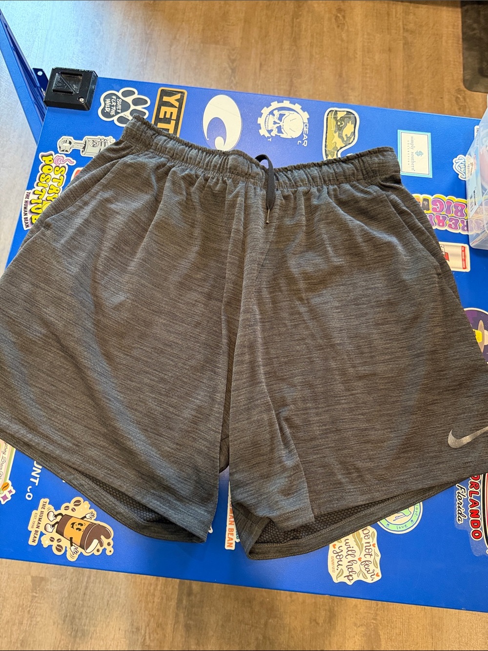 Nike XXL Men's Athletic Charcoal Performance Shorts